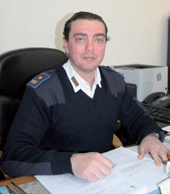 L'ex comandante dei vigili, vicesegretario comunale e responsabile Affari generali e Personale Francesco Taurisano