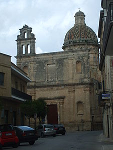 La chiesa di San Sebastiano, in fase di restauro da oltre 10 anni