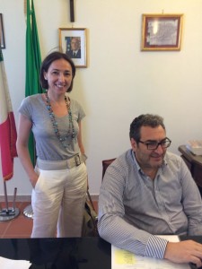 L'assessore Lopalco con il sindaco Maurizio Bruno