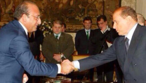 Luigi Vitali con Silvio Berlusconi