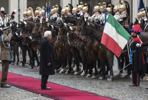 Il presidente della Repubblica Sergio Mattarella (foto www.corrie.it)