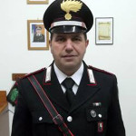 Il maresciallo Giuseppe Chiga, comandante della stazione carabinieri di Torre Santa Susanna