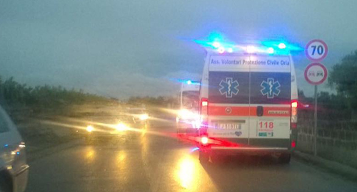 incidente ambulanza oria circonvallazione