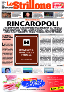 La prima pagina del primo numero