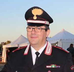 Il luogotenente Roberto Borrello in uno scatto gentilmente concesso da www.oria.online