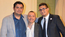 Da sinistra: Giovanni Di Palmo, Pier Paolo Lucchese, Antonio Camarda