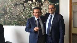 Il presidente Asi Domenico Bianco e il sindaco Maurizio Bruno