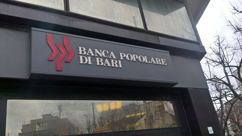 La banca popolare di Bari in viale Lilla a Francavilla Fontana