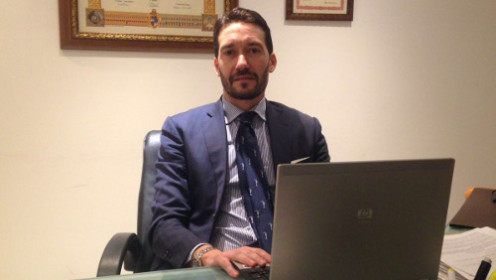 L'avvocato Luca Mangia, segretario cittadino di Forza Italia