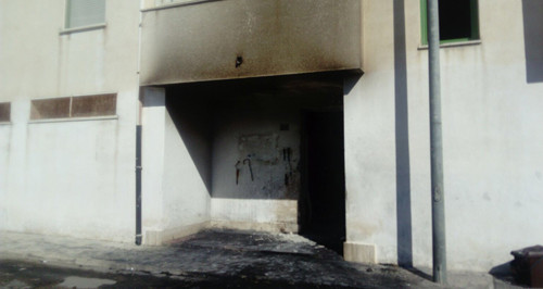 incendio auto sgombero palazzine via carlo alberto dalla chiesa francavilla 3