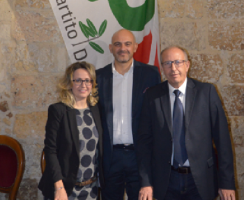 Da sinistra: Maria Rizzo, Fabio Zecchino e Giovanni Carlucci