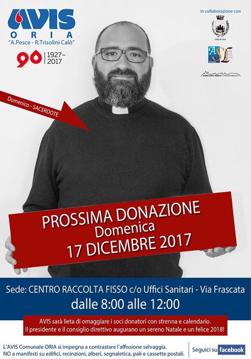12-AVIS_Comunale_ORIA-Manifesto_Donazione-17dic17