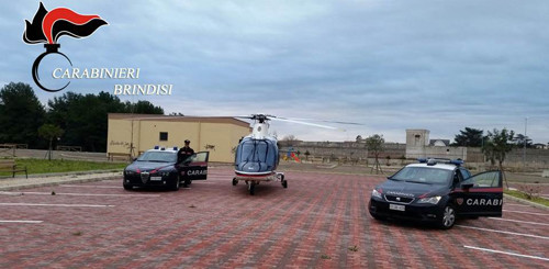controlli carabinieri elicottero 