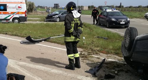 incidente carabinieri vigili del fuoco