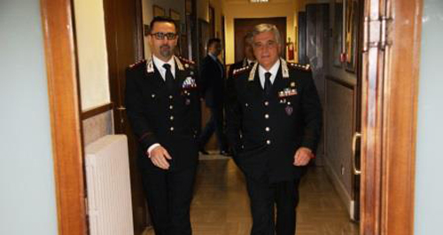 generale tomasone visita carabinieri comando provinciale brindisi